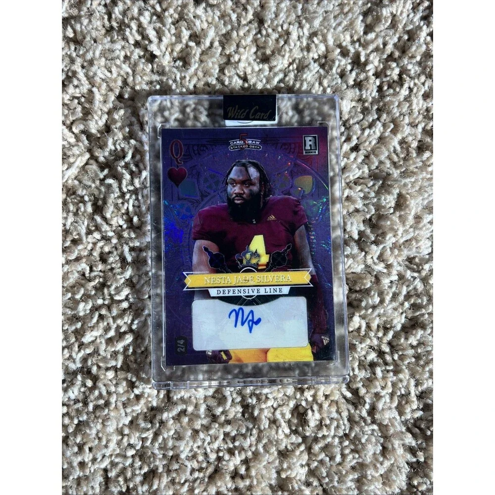 Nesta Jade Silvera Wild Card 5 Card Draw Stacked Deck 2/4 Auto